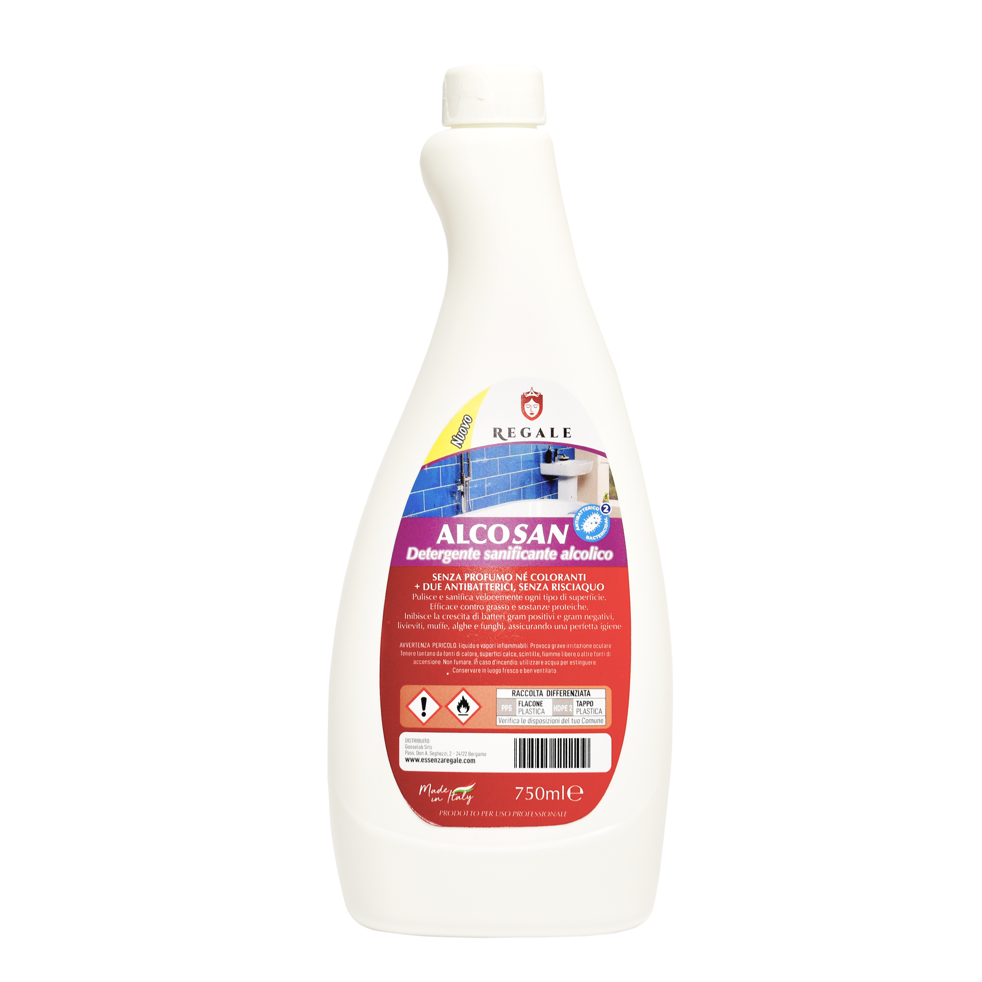 detergente sanificante alcolico
